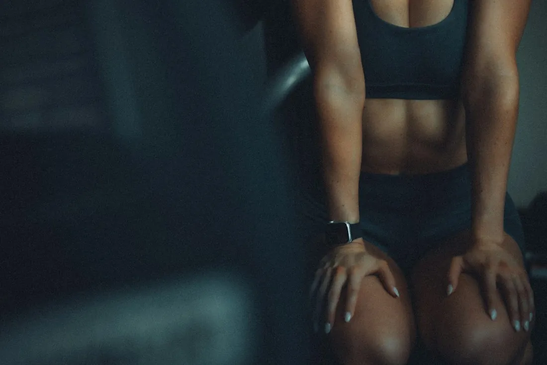 Toned abdominal muscles